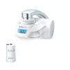 Vesihanan vesisuodatin BRITA malli 1.2023.0413, 3 tilaa, 5-vaiheinen patruuna, 600 l kapasiteetti, valkoinen, 5 hanasovitinta