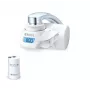 Vesihanan vesisuodatin BRITA malli 1.2023.0413, 3 tilaa, 5-vaiheinen patruuna, 600 l kapasiteetti, valkoinen, 5 hanasovitinta