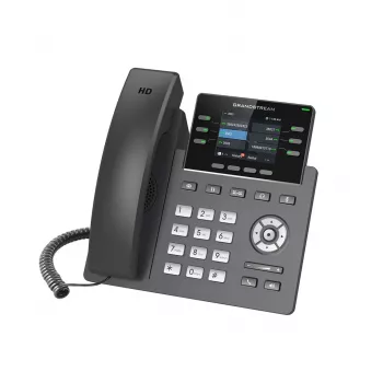 IP-puhelin Grandstream GRP2613W musta 4 linjaa TFT 2,4