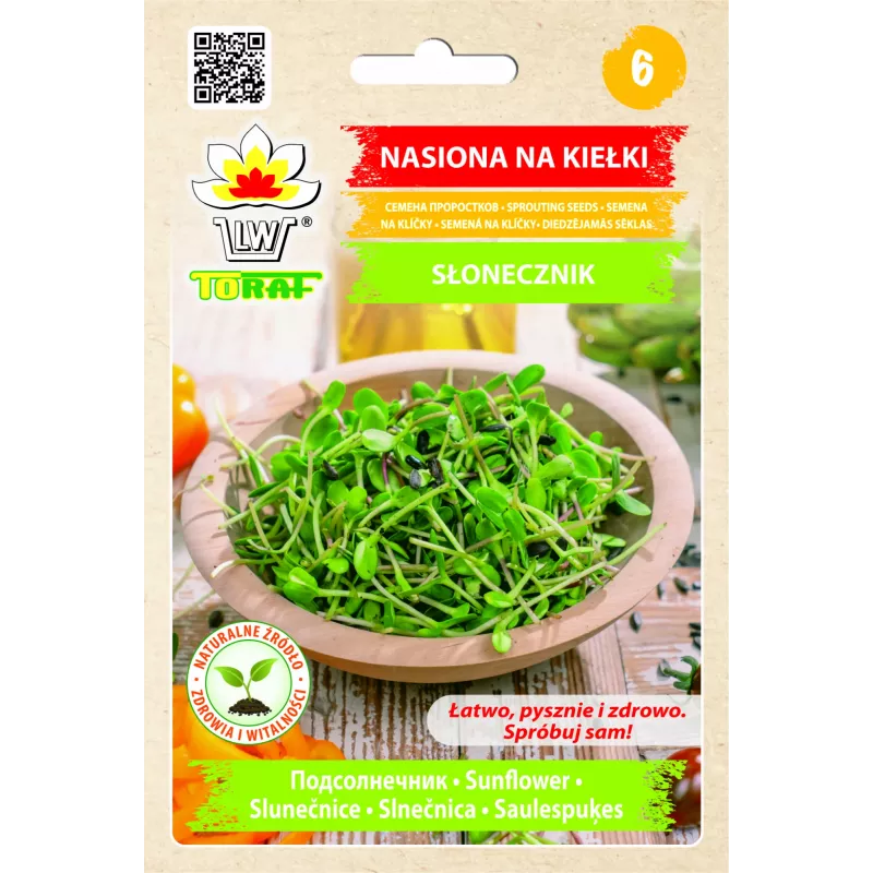 Mustat auringonkukansiemenet PNOS idätykseen, 20 g pakkaus