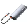 USB-C-keskitin Tellur TLL321061 PD 3.0 100W, HDMI-lähtö ja 3× USB 3.0 -liitäntää