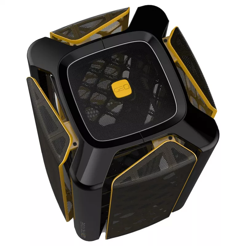 Tietokonekotelo Geometric Future M2 THE ARK Mini-ITX kotelo musta