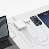 Belkin BoostCharge Pro 200 W 4-porttinen USB-C GaN -seinälaturi, valkoinen (WCH015VFWH)
