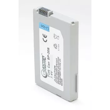 Akku Extra Digital BP-208 7,2 V 2000 mAh Canon-kameroihin