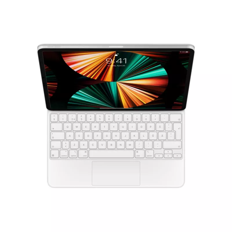 Mobiililaitteen näppäimistö Apple MJQL3S/A QWERTY ruotsalainen valkoinen