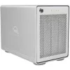 Mercury Elite Pro Quad, levykotelo hopea, USB 3.2 Gen 2, RAID-valmis