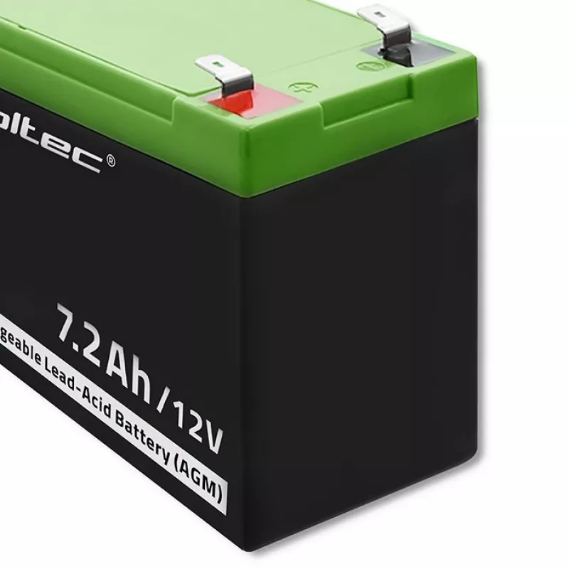 Qoltec 53062 AGM-akku | 12V | 7,2 Ah | max 108A