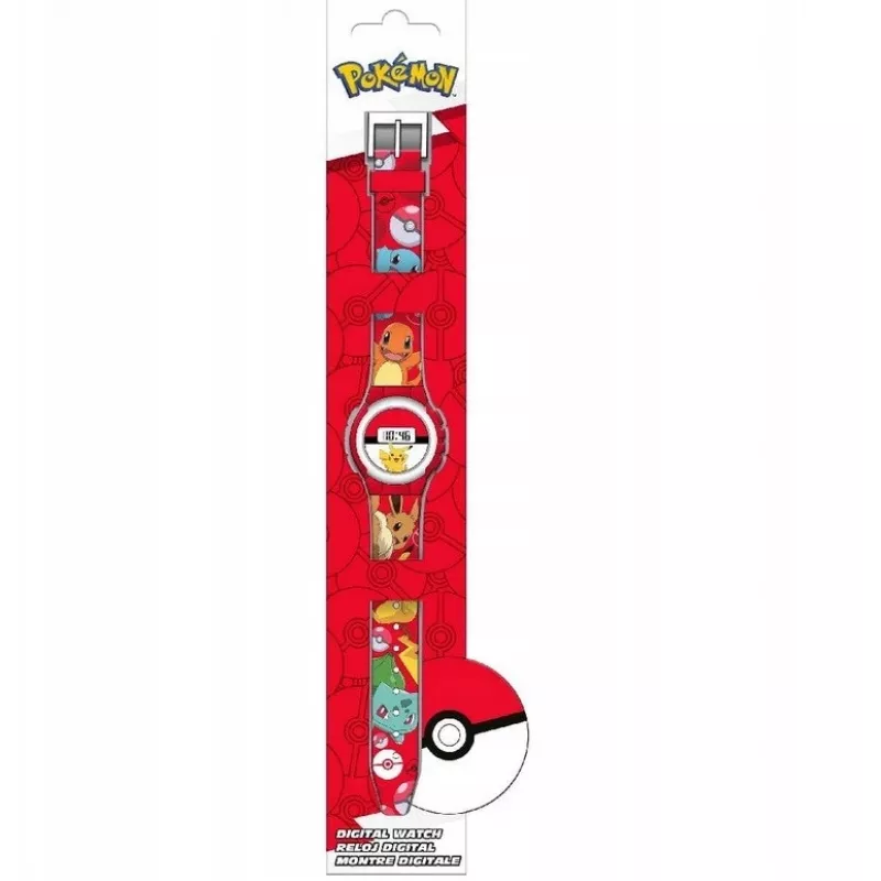 Rannekello lasten Euroswan Pokemon malli POK4374 — analoginen/digitaalinen lasten kello