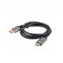 DisplayPort(M)-HDMI(M)-kaapeli 1 m 4K musta ja hopea