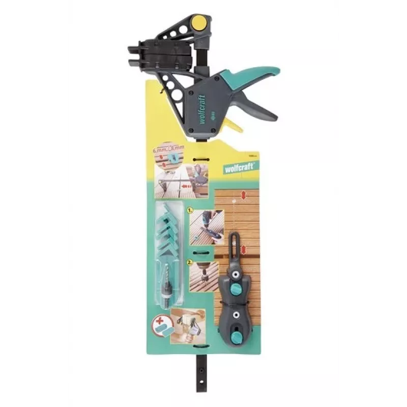 Palkkipuristin wolfcraft GmbH terassinrakennussarja