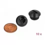DeLOCK 60229 putkitulppa musta nylon