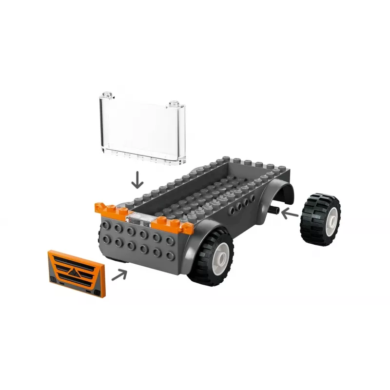 LEGO CITY 60491 Moottoripyöränkuljetusauto