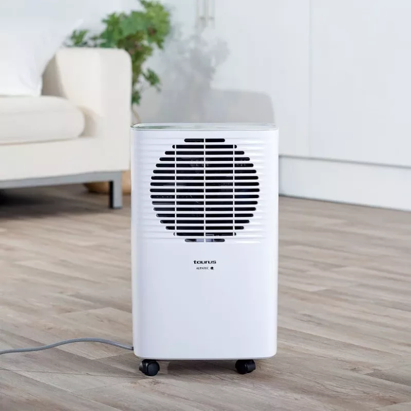 Ilmankuivain Taurus DH1201 — 2,5 L säiliö, 90 m³/h, 210 W, 43 dB, R290