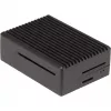 Alumiinikotelo Raspberry Pi 4 B:lle (musta (matta))