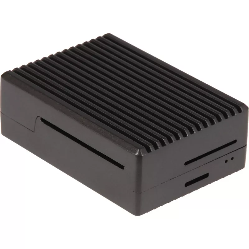 Alumiinikotelo Raspberry Pi 4 B:lle (musta (matta))