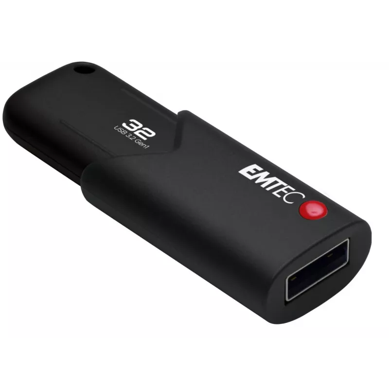 USB-muistitikku EMTEC B120 Click Secure 32 GB USB Type-A 3.2 Gen 2 (3.1 Gen 2) musta