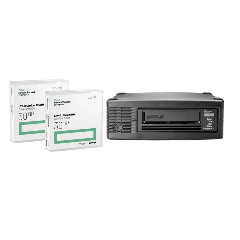 Hewlett Packard Enterprise HPE Ultrium WORM -tietokasetti - LTO Ultrium WORM 8 - 12TB / 30TB - tarra-arkit - vihreä (Q2078W)