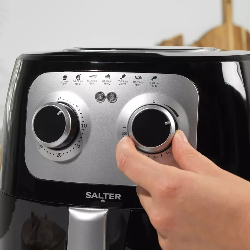 Manuaalinen kiertoilmakypsennin Salter EK6364VDE, 4,2 l tilavuus, kompakti pöytäkypsennin
