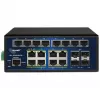 ALLNET ALL-SGI8120PM teollisuus-PoE+-kytkin 20+4 porttia 10/100/1000 Mbps