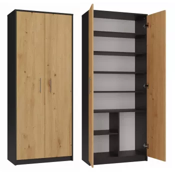 Topeshop OLIV 2D ANT/ART KPL kirjahylly
