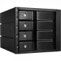 SilverStone SST-FS304-12G ulkoinen 3,5 tuuman kotelo, 4-Bay – musta