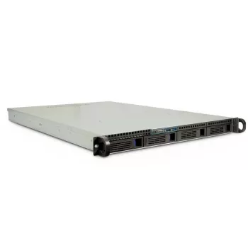 Inter-Tech IPC 1U-1404 teline musta, ruostumaton teräs