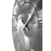 NeXtime kello 3037 Clouds, Ø39 cm, seinäkello, musta