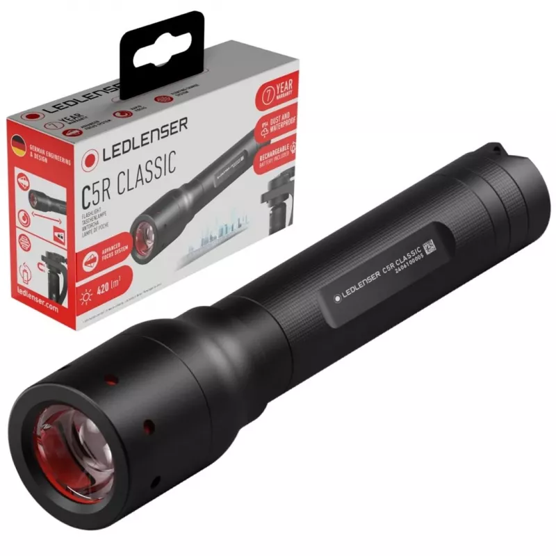 Ledlenser 503151 taskulamppu musta käsivalaisin LED