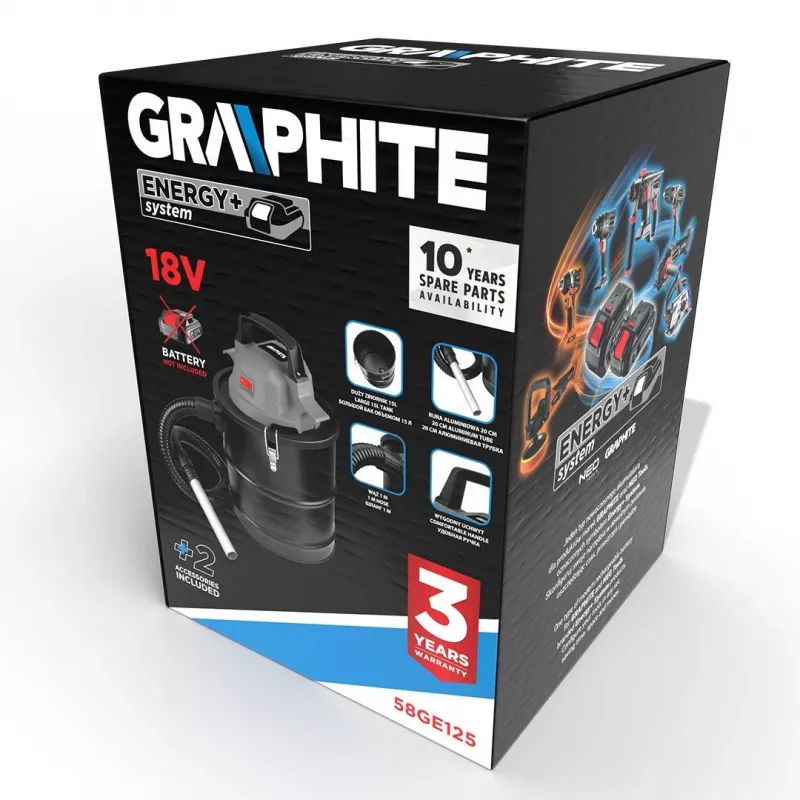 Graphite 58GE125 tuhkaimuri