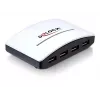 USB-keskitin DeLOCK 4 porttia 5000 Mbit/s musta valkoinen