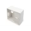 Kojerasia Lanview LKS845 tyhjä kotelo 80×80 mm seinä- tai paneeliasennukseen