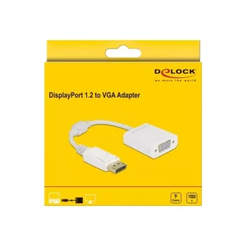 Sovitin DisplayPort 1.2 uros - VGA naaras DeLOCK 61007