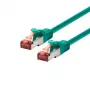 Verkkokaapeli LOGON TCF66F003G RJ-45 Cat6a 0,3 m vihreä