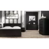 Kommode Top e Shop M5 CZERŃ, 5 laatikkoa, musta, 700×400×1120 mm, lastulevy