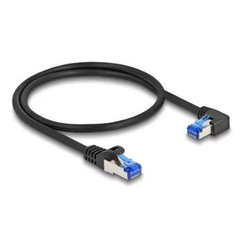 Verkkokaapeli DeLOCK RJ45 Cat.6A S/FTP 0,5 m musta