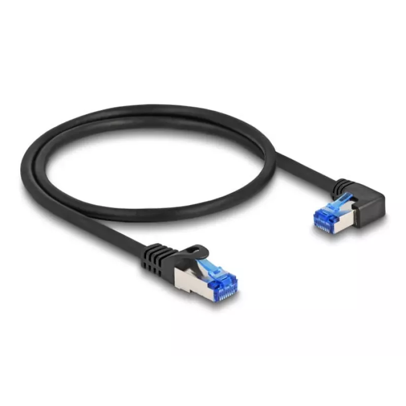 Verkkokaapeli DeLOCK RJ45 Cat.6A S/FTP 0,5 m musta