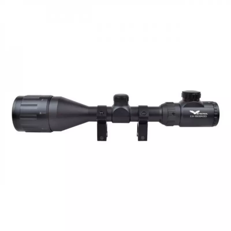 Kivääritähtäin JS-Tactical 2.5-10x50 Mil-Dot 22 mm kiskolla
