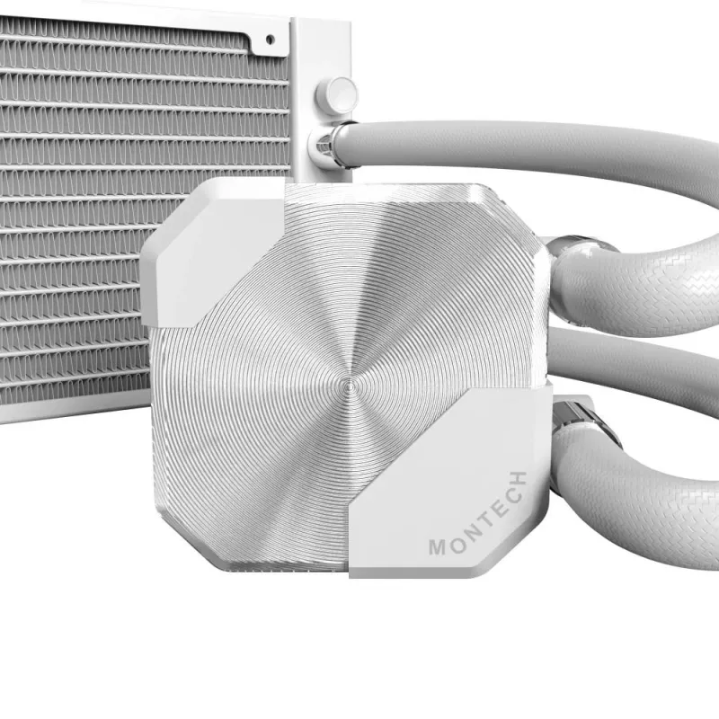 Vesijäähdytys Montech HyperFlow Silent AiO - 360 mm, valkoinen
