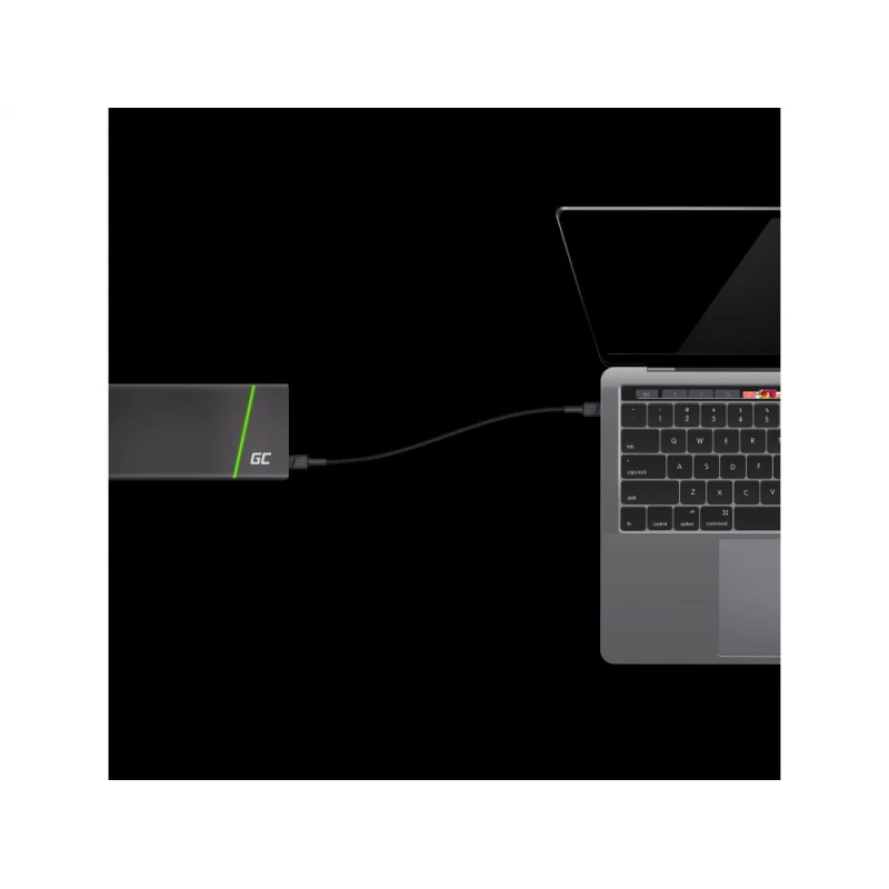 Green Cell KABGC31 USB-kaapeli USB 2.0 0,3 m USB-C musta