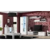 Cama Sideboard 120 cm SOHO S7 valkoinen/valkoinen kiiltävä