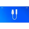 USB Type 3.1 C (M) – 3,5 mm Jack (F) audioadapteri valkoinen SAVIO AK-51