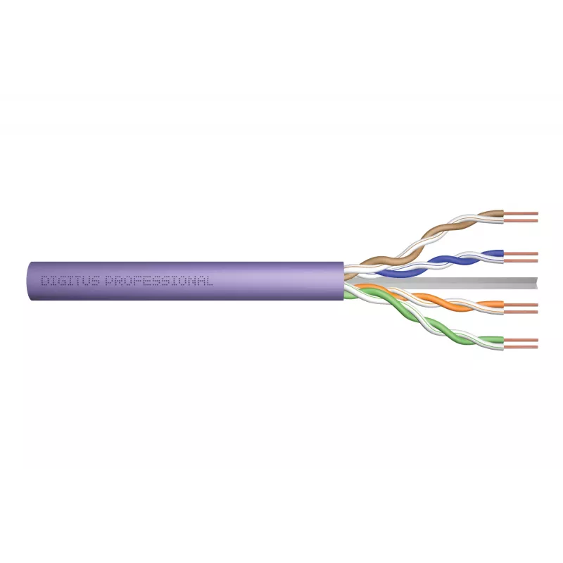 DIGITUS - bulk-kaapeli - 100,0 m - UTP - CAT 6 - violetti (DK-1613-VH.1)