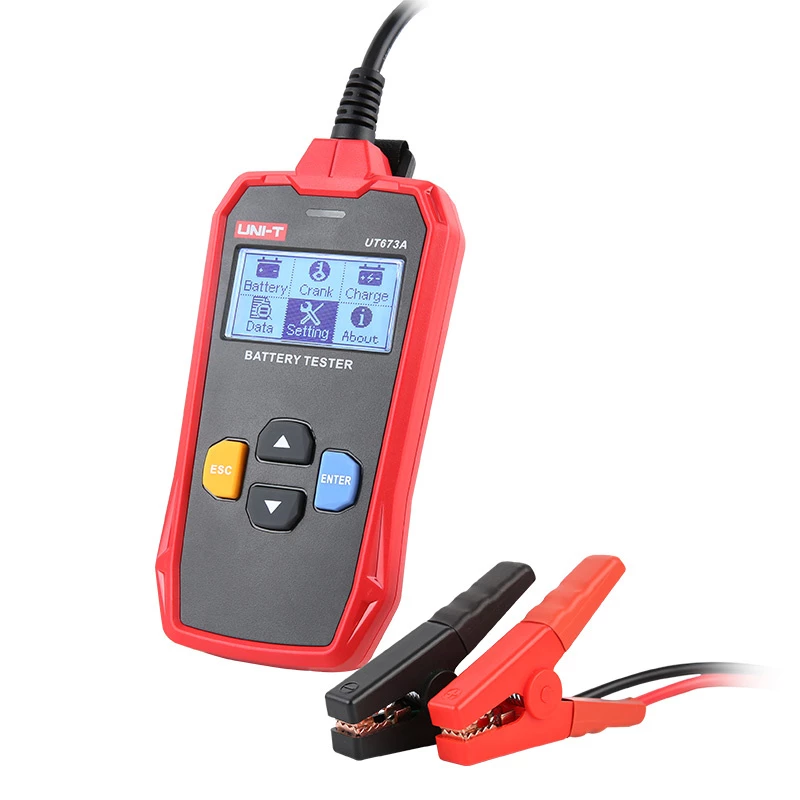 Digitaalinen akkutesteri UNI-T UT673A, 12/24V