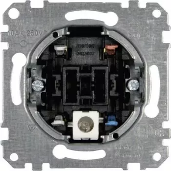 Keinupainike Merten MEG3106-0000 — 1P, metallinen, 250 V AC, 10 A