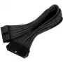 SilverStone SST-PP07-MBB 24-pin ATX -jatkokaapeli, 30 cm, musta