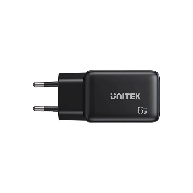 Unitek seinälaturi GAN 65W 2x USB-C ja 1x USB-A, Power Delivery 3.0
