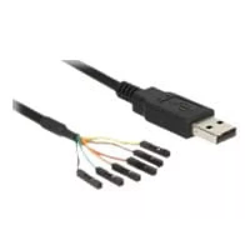 USB-kaapeli DeLOCK 1,8 m USB2.0-A/TTL 6-napainen musta
