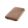 WD My Passport WDBAGF0020BGD - SSD - salattu - 2 TB - ulkoinen (kannettava) - USB 3.2 Gen 2 (USB-C-liitin) - 256-bittinen AES - kulta