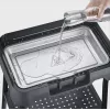 Severin PG 8594 pöytäsähkögrilli — 2000 W, suorakaiteen muotoinen ritilä, musta