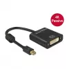 DeLOCK 62605 videokaapeliadapteri Mini DisplayPort - DVI-I 0,2 m
